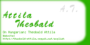 attila theobald business card